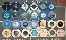 🎰🎲$1 All Current Las Vegas Strip Properties Lot Of 26 Casino Chips *RARE*🎲🎰 picture
