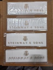 Steinway Grand Piano Modern Fallboard Decalsoriginal Decals Unlimited Pack of 5 picture