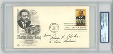 Rosa Parks ~ Signed Autographed Martin Luther King Jr. First Day Cover ~ PSA DNA picture
