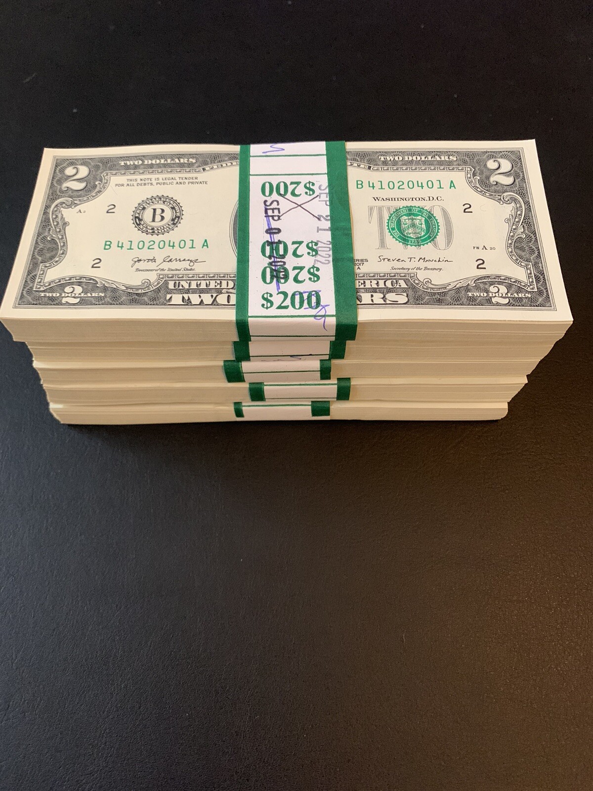 25 ($2 BILLS) TWO DOLLAR BILLS UNCIRCULATED SEQUENTIAL - Buy More Save More