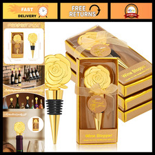 30PCS Rose Flower Wine Stoppers - Wedding Favors, Bridal Shower Gifts, Party Sou picture