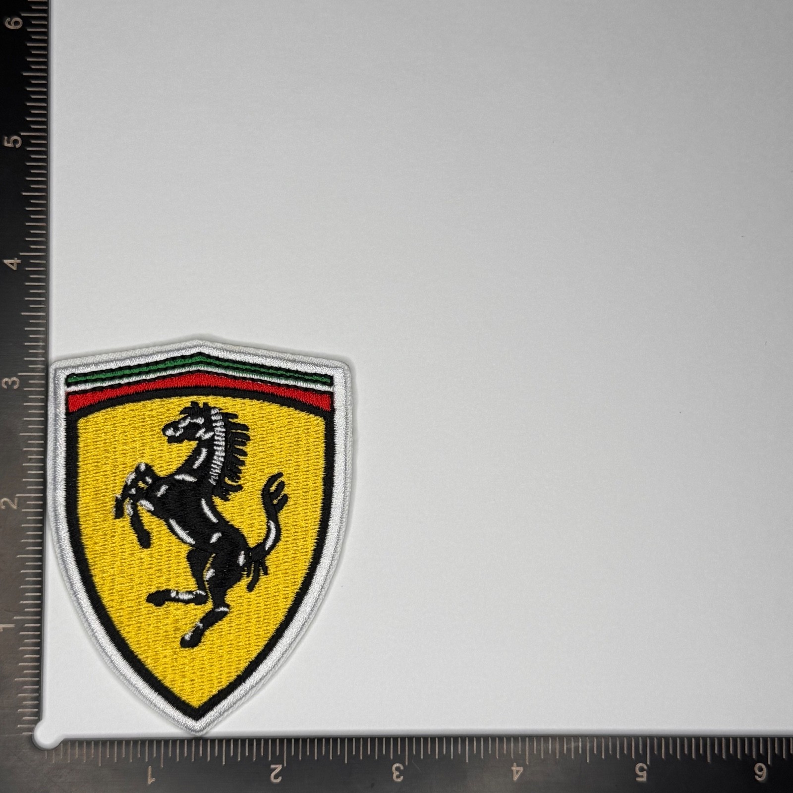 Vintage Ferrari Iron /Sew On Embroidered Patch Vintage Ferrari Iron /Sew On Embroidered Patch