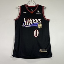 Tyrese Maxey #0 Sewned Fan Commemorative Jersey, Black  S-XXL picture