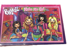 Bratz Make Me Up! Board Game The Funky Fashion Game New Sealed Vintage 2004 picture