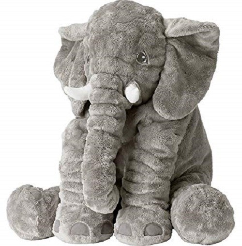 Super Soft Stuffed 24 Inch Floppy Elephant Plush Toy Animal