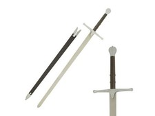 Medieval Warrior Fantasy Braveheart Sword With Leather Scabbard picture