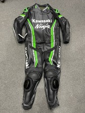 NEW Suit BLACK MOTORBIKE MOTORCYCLE LEATHER RACING SUIT picture
