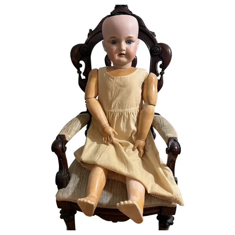 Antique German Armand Marseille Bisque Head Doll 32" Size 14 Composition BodyTLC