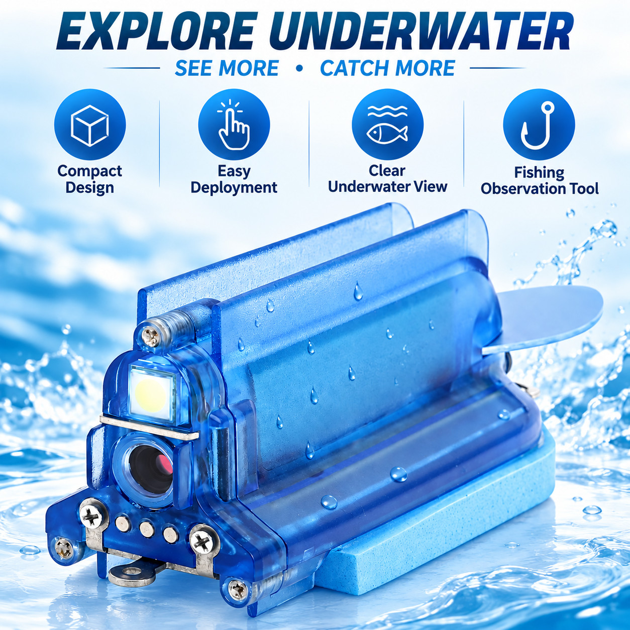 1080P Underwater Fishing Camera Wireless WiFi Night Vision Lake Sea 1080P Underwater Fishing Camera Wireless WiFi Night Vision Lake Sea