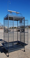 Large Double Ladders Open PlayTop Parrot Cage For Cockatiel Macaw Conure Conure  picture