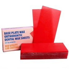BASE PLATE ALL SEASON PURPOSE SET UP WAX PINK 1LB DENTAL LABORATORY JEWELRY SOFT picture