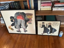 2 original 1950's illustration art by famous MILTON CANIFF picture