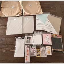 NEW Cardmaking Bundle Cardstock Dies Alcohol Ink Hero Arts Distress Sizzix Lot picture