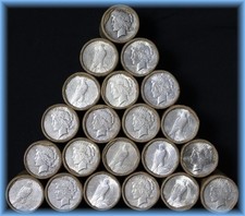 Silver Peace Dollars ~ VG - XF - AU ~ From Bag Old Estate Dollar Hoard Lot picture