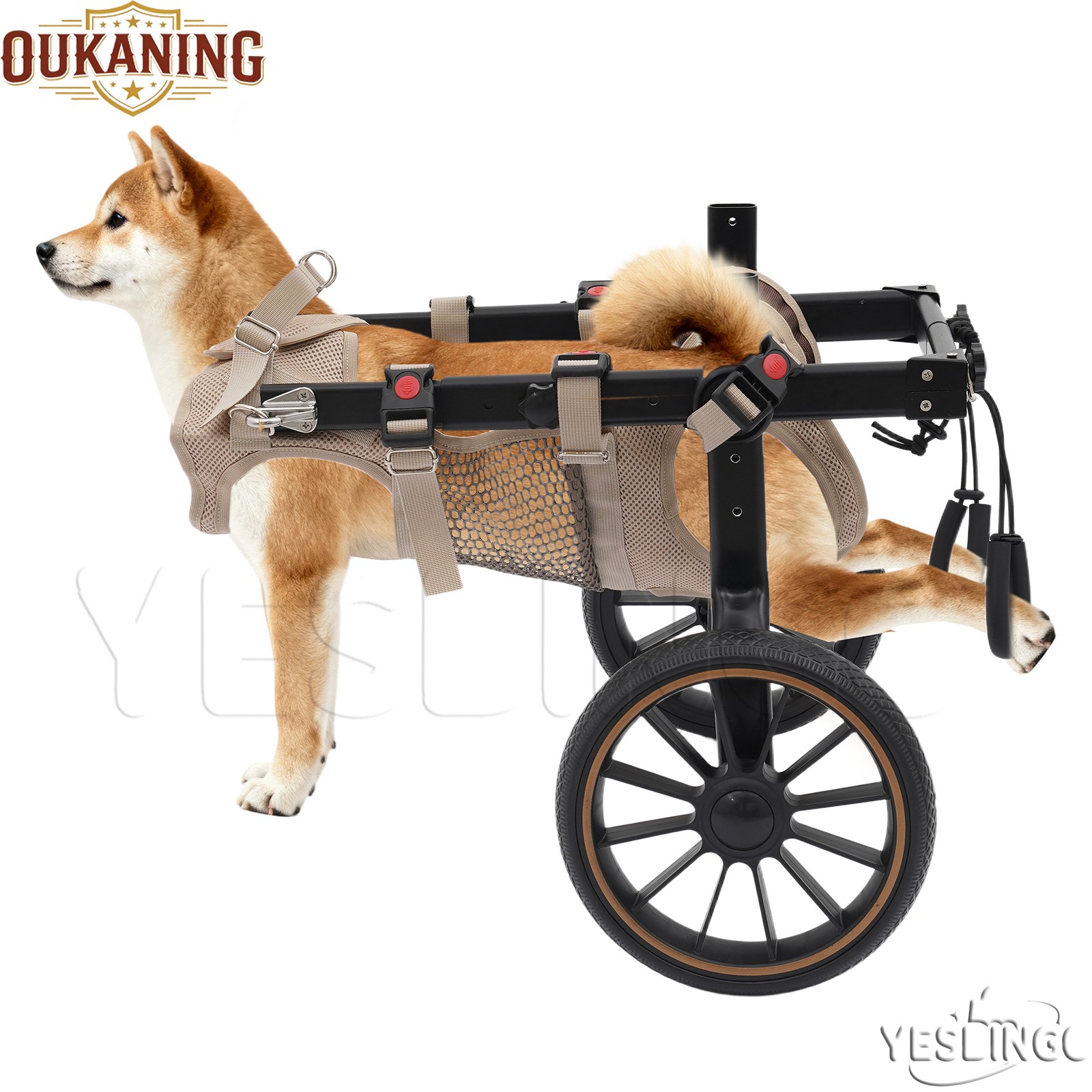 Dog Wheelchair For Back Legs Pet Rehabilitation Walking Aid Size L OR XL Dog Wheelchair For Back Legs Pet Rehabilitation Walking Aid Size L OR XL