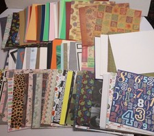 12x12 Scrapbook Paper Cardstock Patterns Prints Journal Junkies Art Crafts 10lbs picture