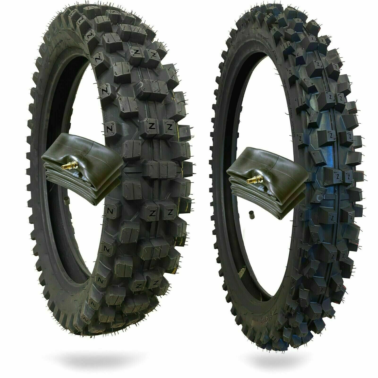 WIG Racing Motocross Tires 110/90-19 and 80/100-21 with Inner Tubes Combo WIG Racing Motocross Tires 110/90-19 and 80/100-21 with Inner Tubes Combo