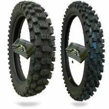 WIG Racing Motocross Tires 110/90-19 and 80/100-21 with Inner Tubes Combo picture
