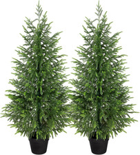 4Ft Artificial Norfolk Pine Christmas Tree for Outdoor, 48In Real Touch Faux Nor picture