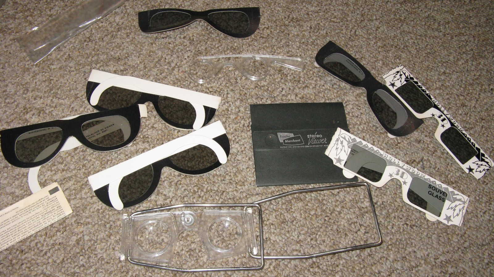 Lot Vintage 3D Stereo Viewers, Etc.