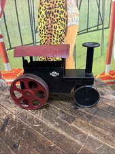 VINTAGE C. 1920 STEELCRAFT RIDE ON STEAM ROLLER CONSTRUCTION KEYSTONE WYANDOTTE picture