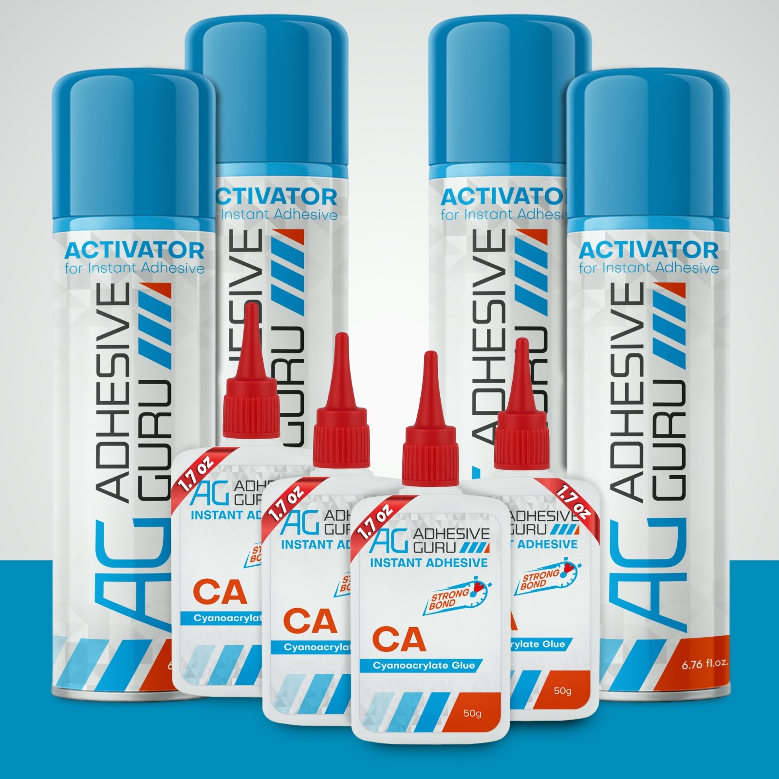 Fast Instant CA Glue with Activator,1.7 oz Super Glue for Woodworking DIY Repair Fast Instant CA Glue with Activator,1.7 oz Super Glue for Woodworking DIY Repair