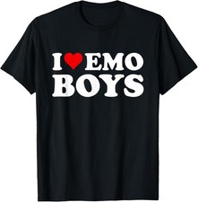 I Love Emo Boys T-Shirt picture