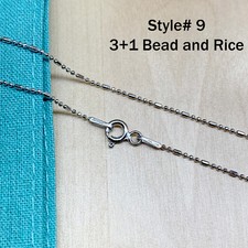 Real SILVER Unique Jewelry SOLID 925 Sterling Silver Chain Necklace Made Italy picture