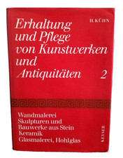 Preservation and Care Of Artwork Antiques Hardcover German Langauge Keyser Book picture