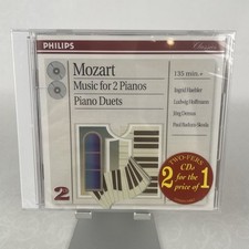 Mozart: Music for 2 Pianos/Piano Duets -  CD ELVG The Fast Free Shipping picture