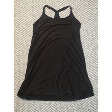 Secret Treasures Women's Large 12-14 Black Racerback Chemise Nightgown Dress picture