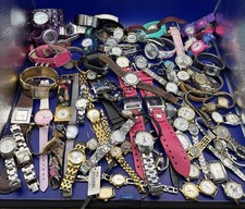 Lot Of Assorted Watches Untested  Modern Bulk  Parts/Repair/crafts pulsar/timex picture