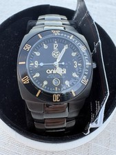 Animal Surf Mistress Women’s Black SS Bracelet Watch Quartz 100m Date Box Manual picture