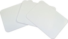 ATV RACING 7x10 WHITE PLASTIC NUMBER PLATES, 3 PACK, picture