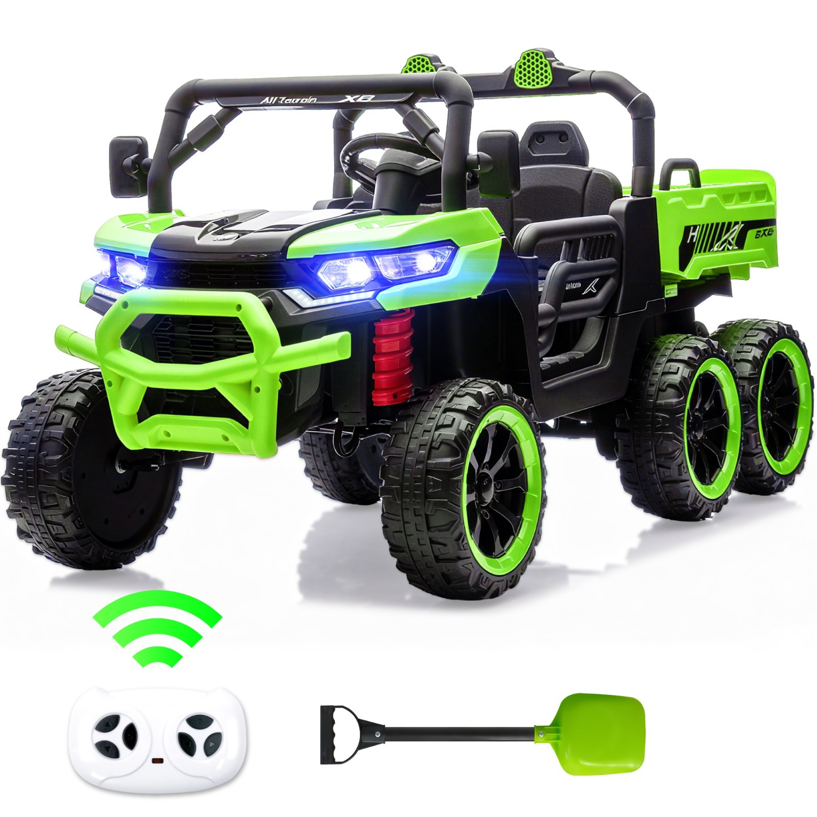 Kids 2 Seater Ride on Car 24V Electric Dump Truck 4WD Off-road UTV w/Remote MP3 Kids 2 Seater Ride on Car 24V Electric Dump Truck 4WD Off-road UTV w/Remote MP3