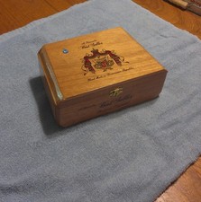 WOOD CIGAR BOX-A. Fuente-- BEST SELLER reserva especial---8"x 5.5" x 3" picture