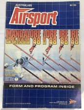 Australian Air Sport March/April 1988 Magazine In Good Condition picture