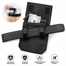 Anti Theft RFID Travel Money Belt Bag Wallet Credit Card ID Cash Passport picture