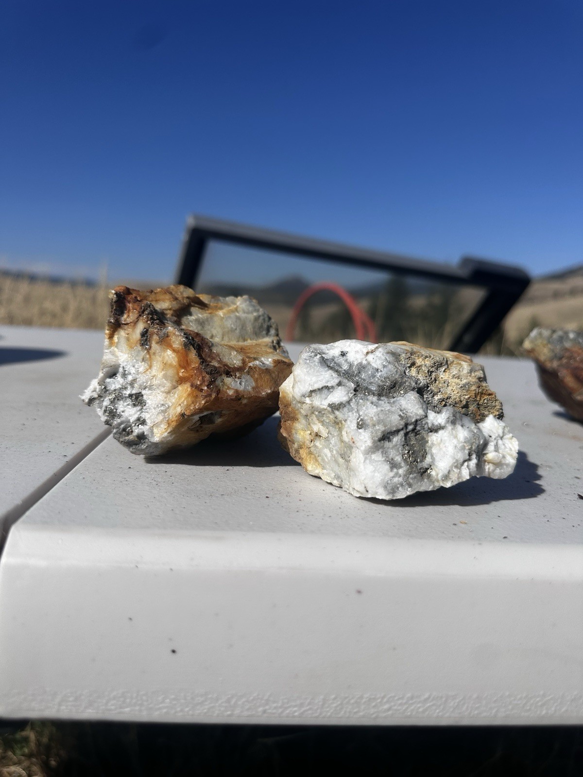 Gold And Silver Ore From A Montana Gold Mine