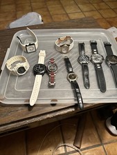 Vintage Watch Lot Of 9 Briel Nautica Ed Hardy Nixon Unlisted Titanium Untested picture