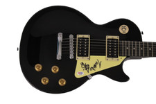RICK NIELSEN SIGNED AUTOGRAPH GIBSON EPIPHONE LES PAUL GUITAR - CHEAP TRICK PSA picture