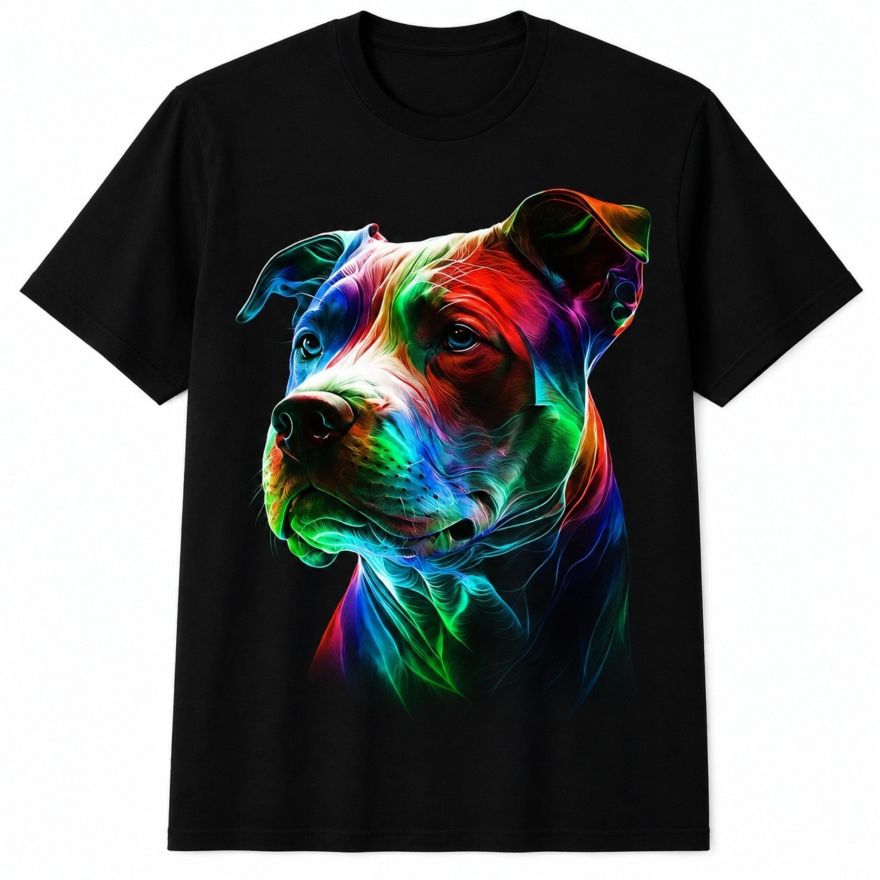 Colorful Pit-Bull Beauty Graphic Art Pitbull Dog Lover Gift Unisex T-Shirt Colorful Pit-Bull Beauty Graphic Art Pitbull Dog Lover Gift Unisex T-Shirt