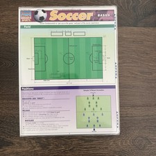 QuickStudy Soccer Basics Laminated Reference Guide BarCharts Sports Rules Skills picture