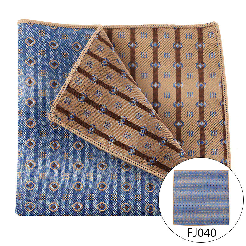 Silk Suit Pocket Square Set Men's Handkerchiefs Vintage Business Hankies for Men