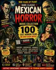 Rare Classic Mexican Horror Movie PUBLIC DOMAIN – 100 Cult Horror Films on USB picture