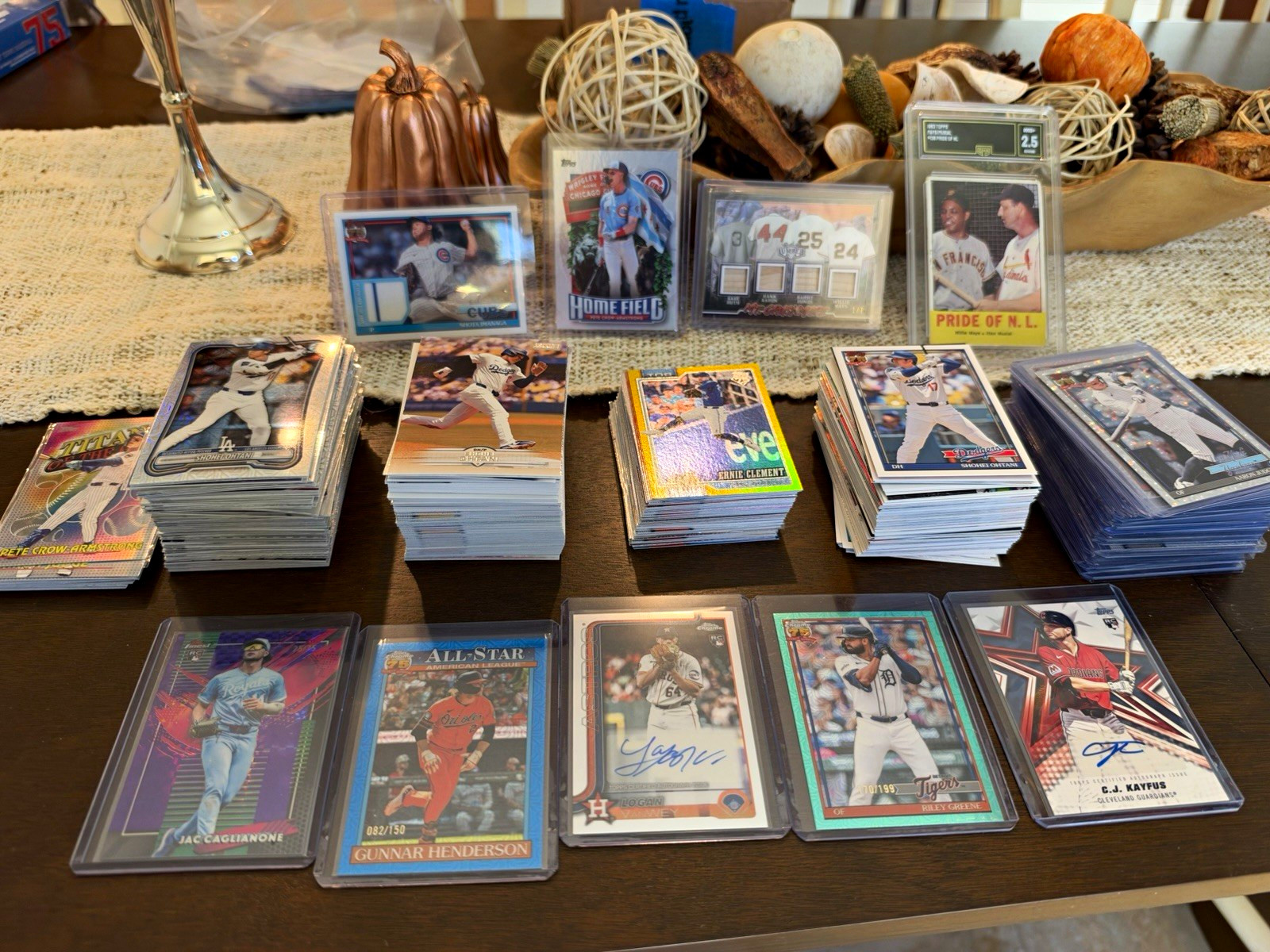 Large Baseball Card Collection / Reseller Lot - Bowman Chrome, Rookies, Refracto