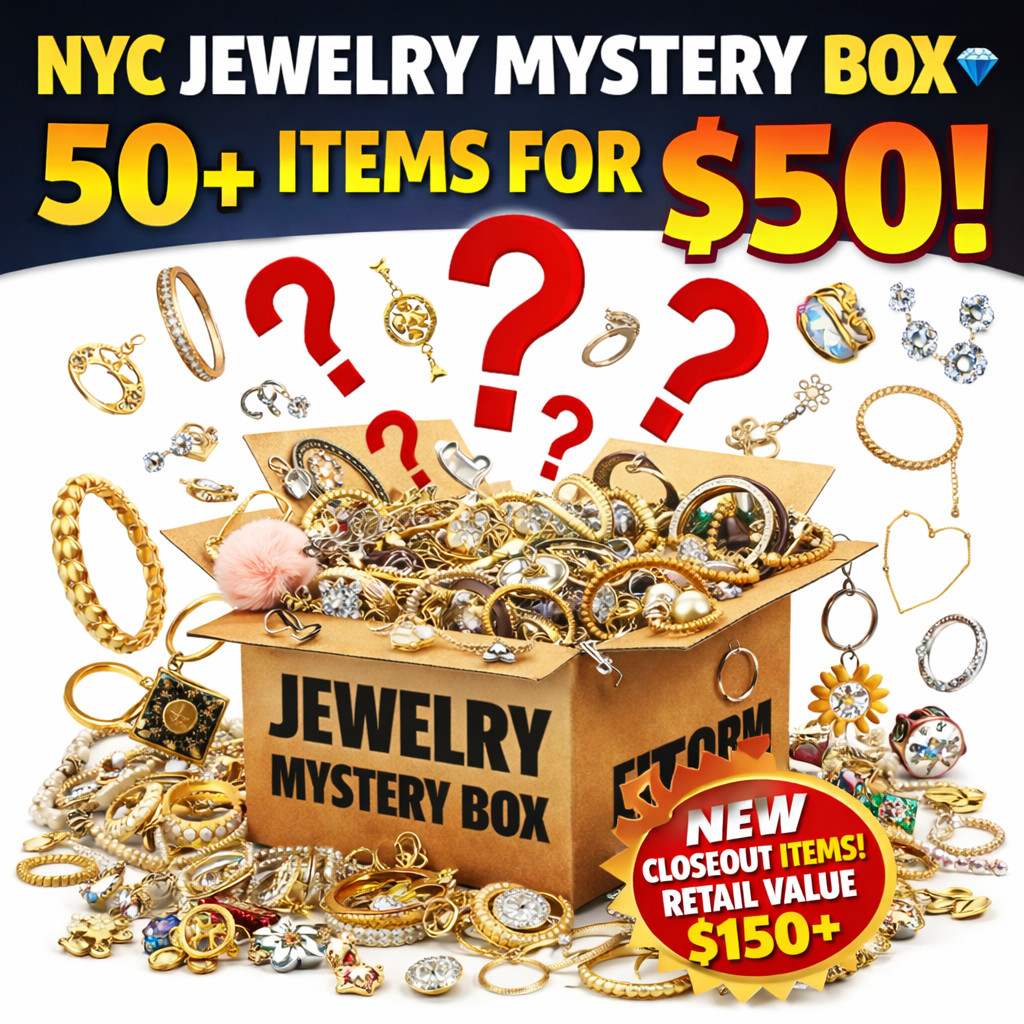 50+ Jewelry Mystery Box $50 Rings Earrings Necklaces Keychains New Surprise Lot 50+ Jewelry Mystery Box $50 Rings Earrings Necklaces Keychains New Surprise Lot