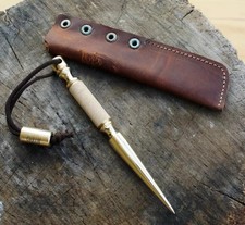 Handmade Solid Brass Kubotan, EDC Self Defense Keychain, Tactical Survival Tool, picture