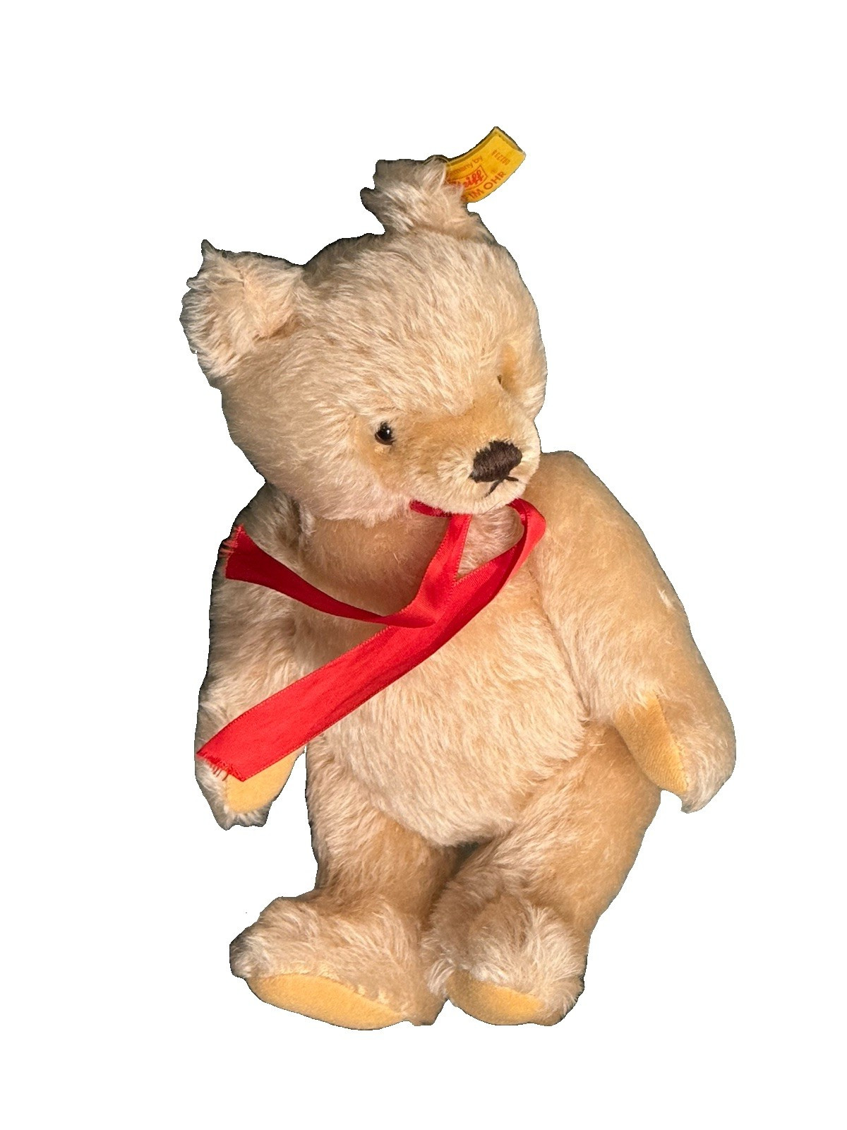 Vintage Steiff Mohair Masked Teddy Bear 001208 Jointed Toy Knopf Im Ohr Germany Vintage Steiff Mohair Masked Teddy Bear 001208 Jointed Toy Knopf Im Ohr Germany