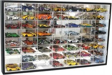 Hot Toy Cars Model 1/64 Scale Wheels Diecast Display Case Storage UV Protection picture